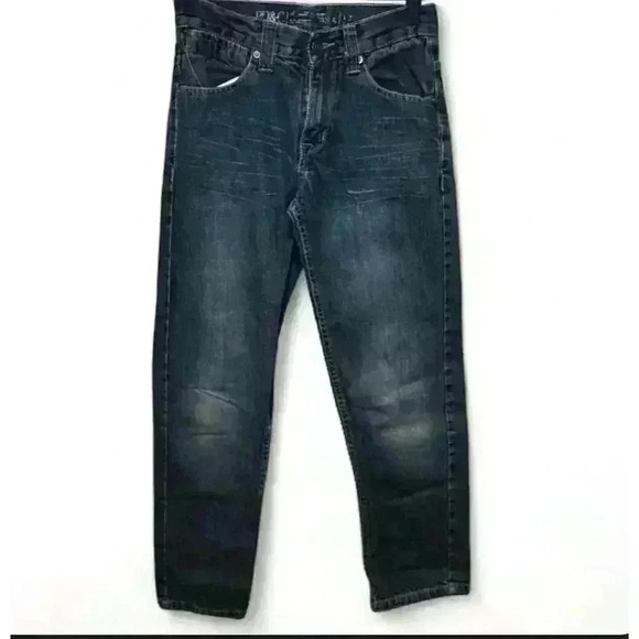 PD&C Boy's Straight Fit Blue Denim Jeans Size 12 - Picture 1 of 7